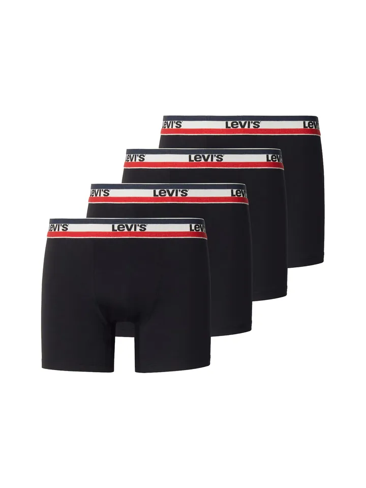 LEVI'S ® Calzoncillo boxer  rojo / negro / blanco