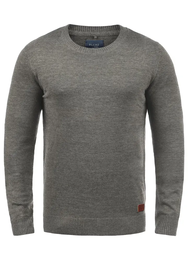 BLEND Jersey  marrón / gris