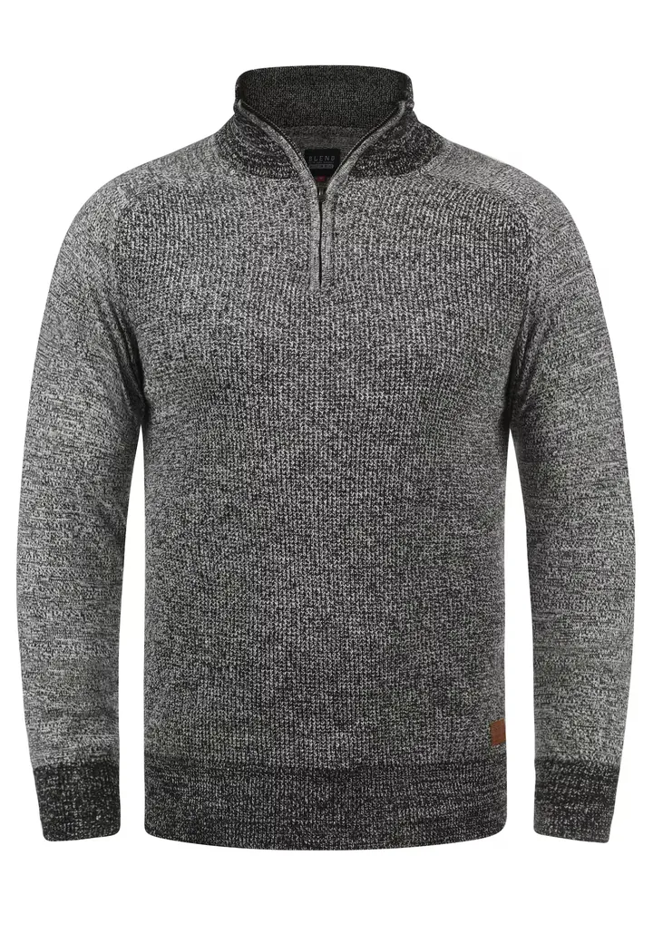 BLEND Jersey 'Ganbolf' gris moteado
