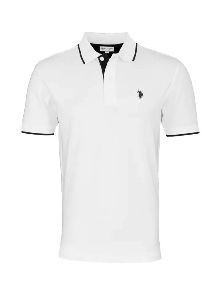 U.S. POLO ASSN. Camiseta azul ultramarino / blanco