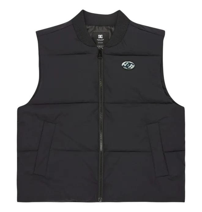 Rover Puffer - Chaleco con cremallera Negro chicos 8-16