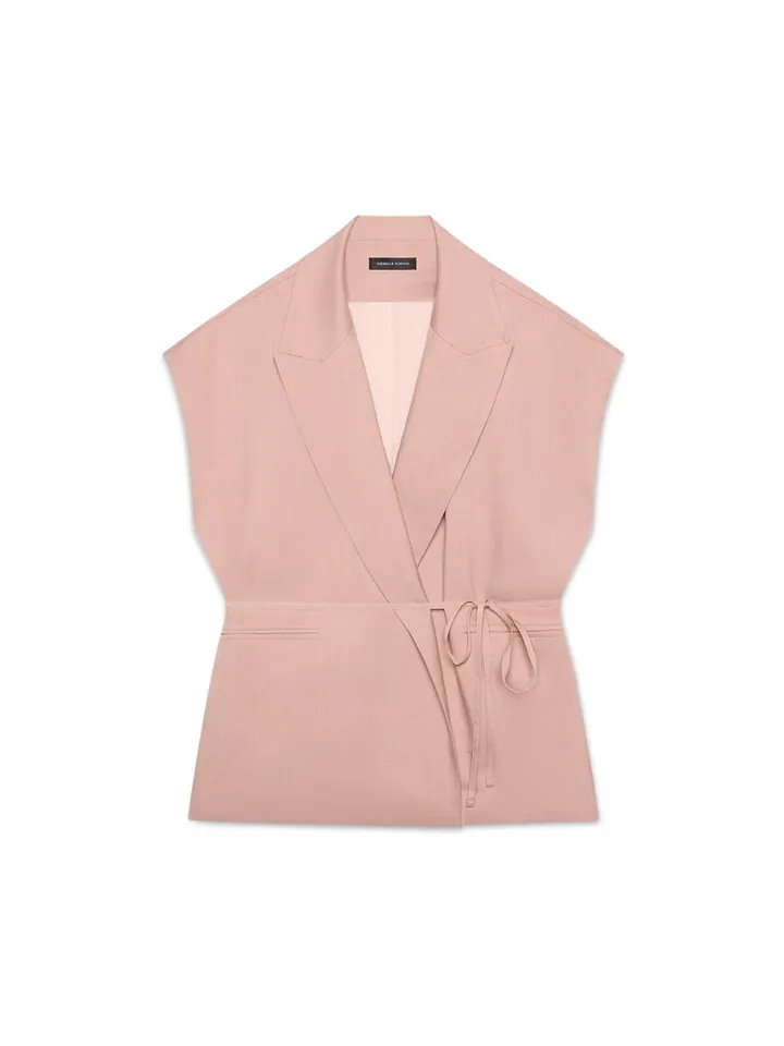 Fiorella Rubino Chaleco para traje  rosa