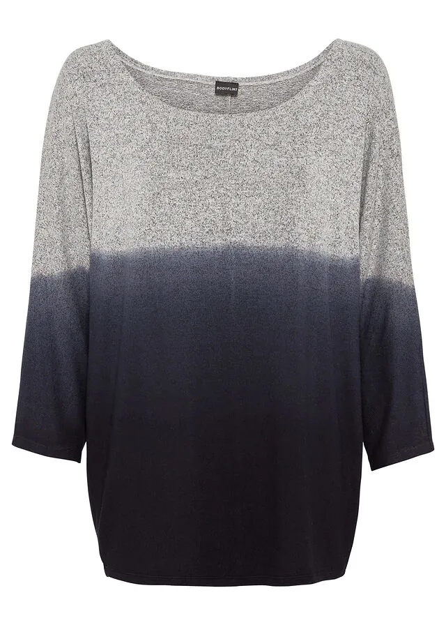 Camiseta oversize con transición de colores