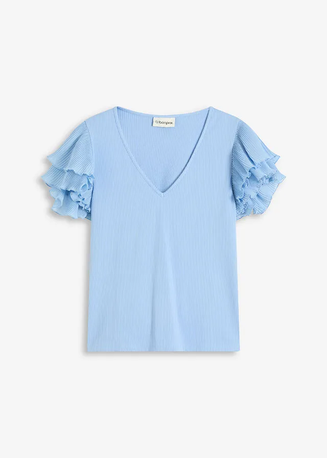 Camiseta con volantes