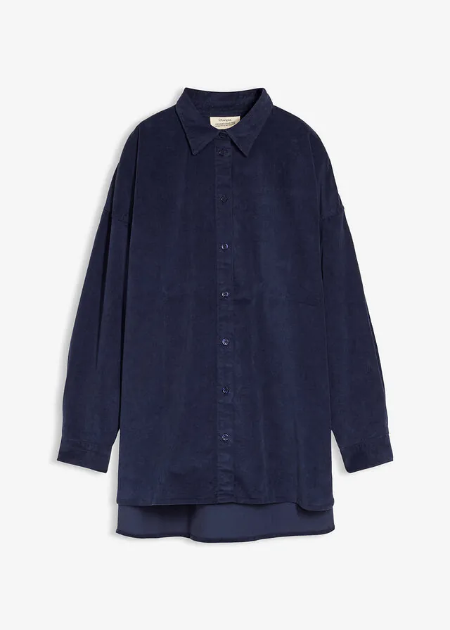 Camisa oversize de pana