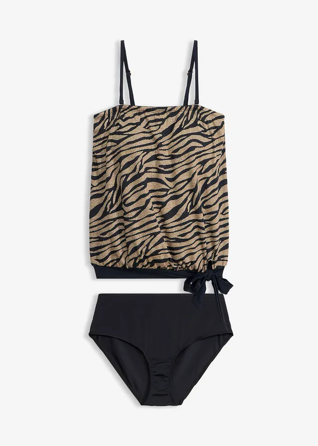 Tankini bandeau (2 piezas)