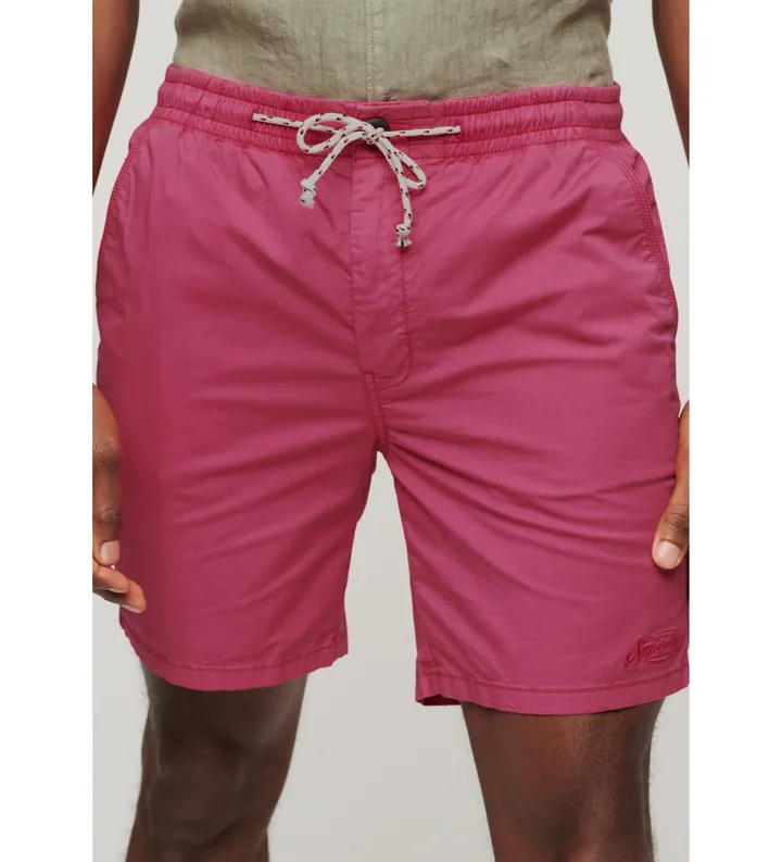 Superdry para hombre. M7110430A Pantalón corto Walk rosa (L), Casual, Algodón