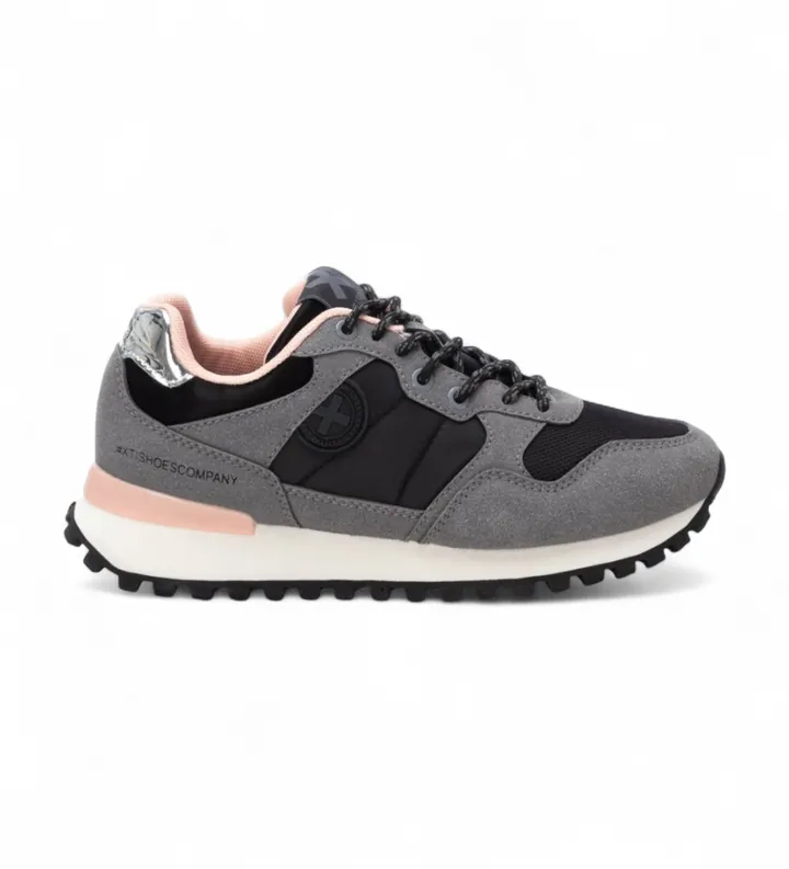 Xti para mujer. 14293405-NEGRO Zapatillas 142934 negro (36), Tela, Plano, Cordones, Casual, Gris