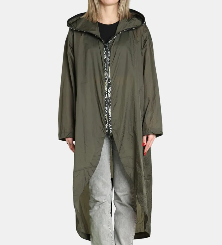 Canadian Classics para mujer. CN.GS225001W Parka Ruby verde (M), Casual, Nylon, Manga larga