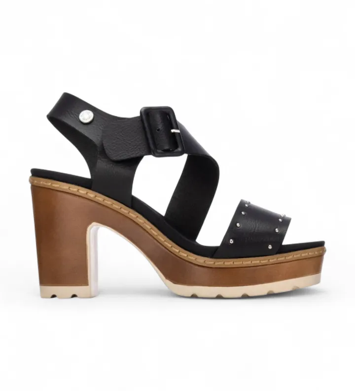 Refresh para mujer. 17520804-NEGRO Sandalias 175208 negro (36), 5 a 8cm, Hebilla, Casual