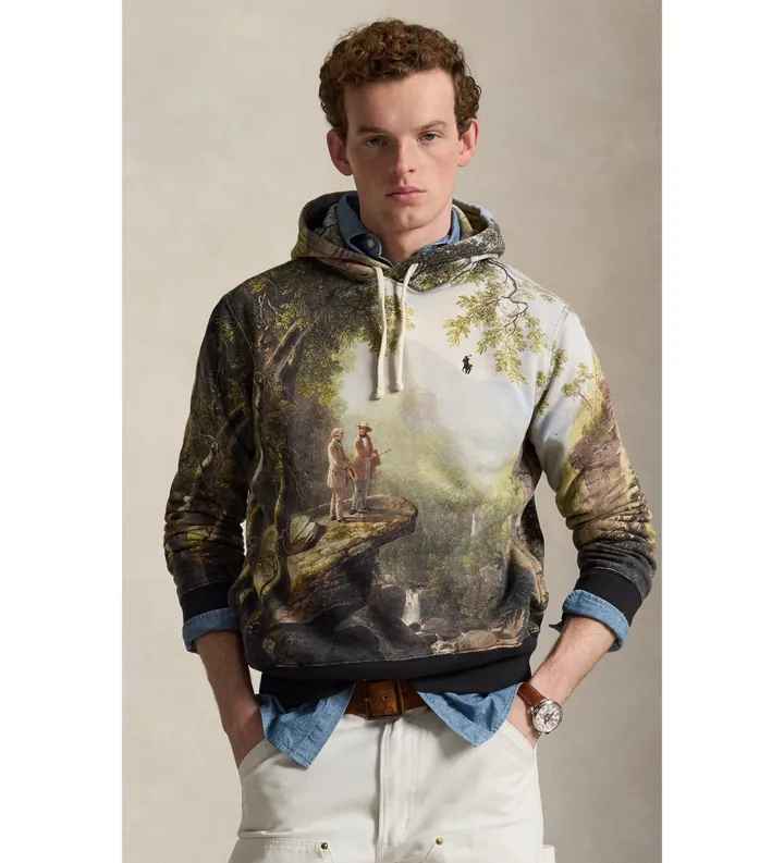 Polo Ralph Lauren para hombre. 710P04961001 Sudadera Kindred Spirits multicolor (L), Casual, Algodón