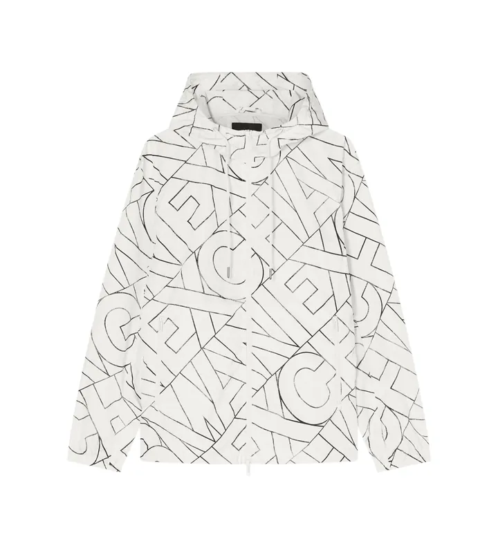 A|X Armani Exchange para hombre. XM002795AF15075F1173 Cazadora cortavientos blanco (L), Casual, Poliamida