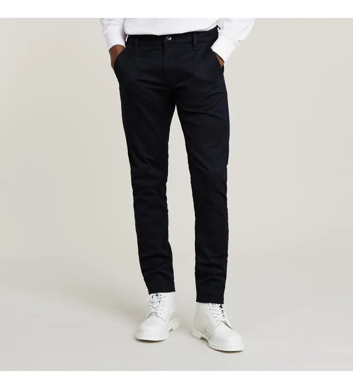 G-Star para hombre. D25179-C105-C742 Pantalón Skinny Chino 3.0 marino (31/32), Casual, Algodón Orgánico, Sostenible