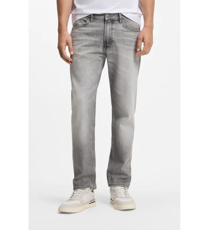 BOSS para hombre. 50566093 Jeans Re.Maine gris claro (30/32), Casual, Algodón, Denim