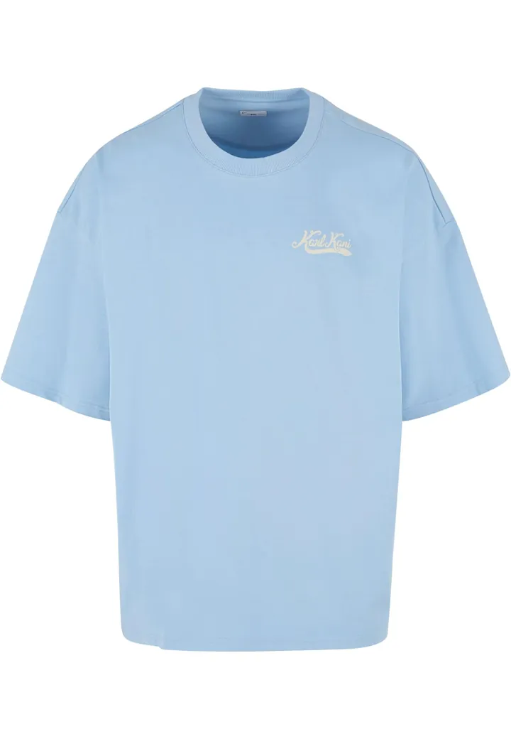 Karl Kani Camiseta  azul claro / blanco