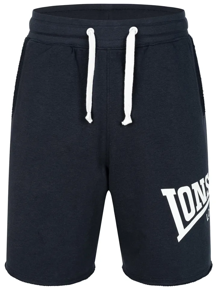 LONSDALE Pantalón 'Polbathic'  azul noche / blanco