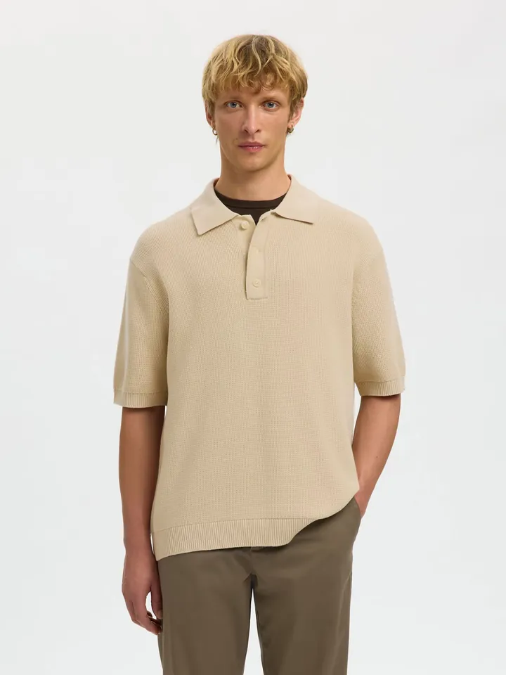 SELECTED Camiseta  beige