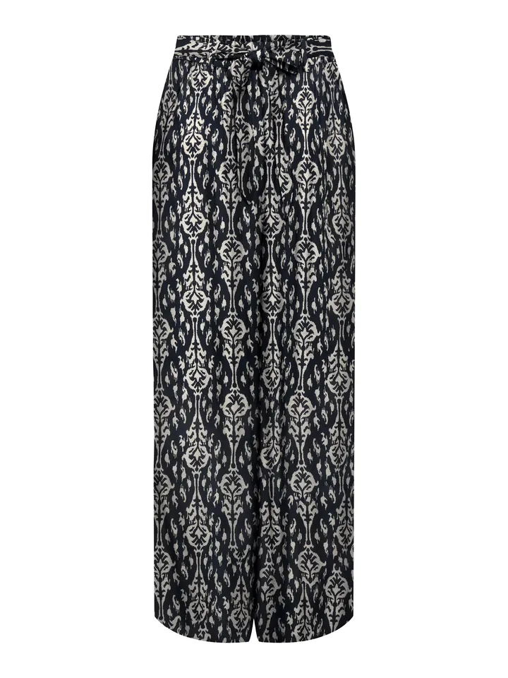 ONLY Pantalón 'ONLSILVA' beige claro / negro