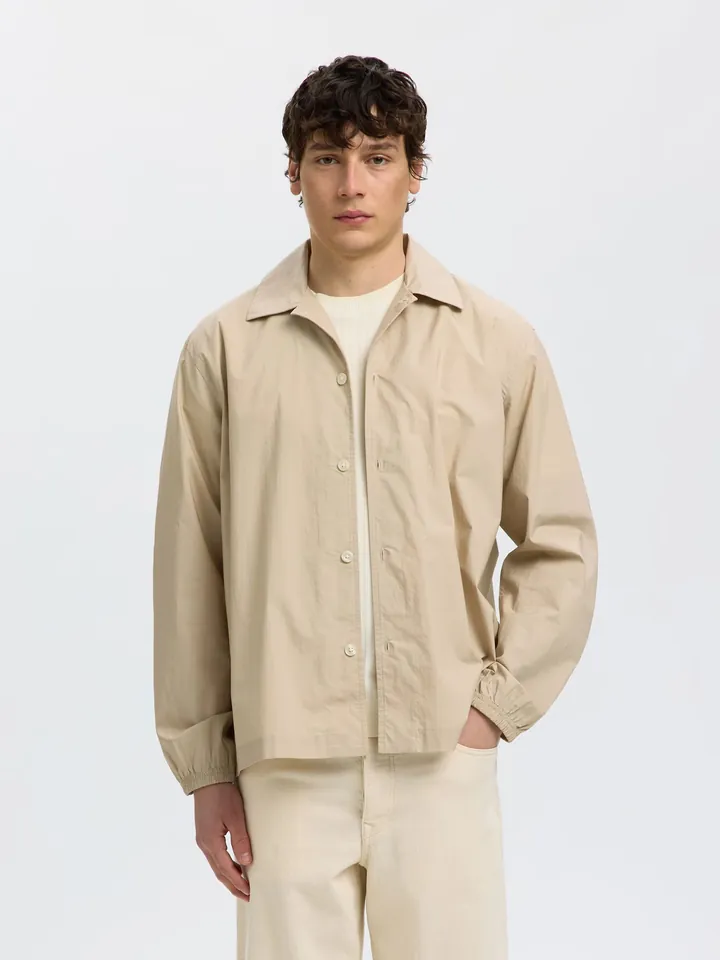SELECTED Camisa taupe