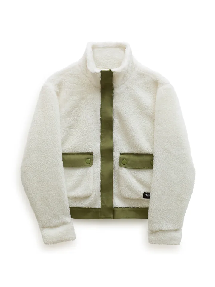 VANS Chaqueta de entretiempo  verde / blanco