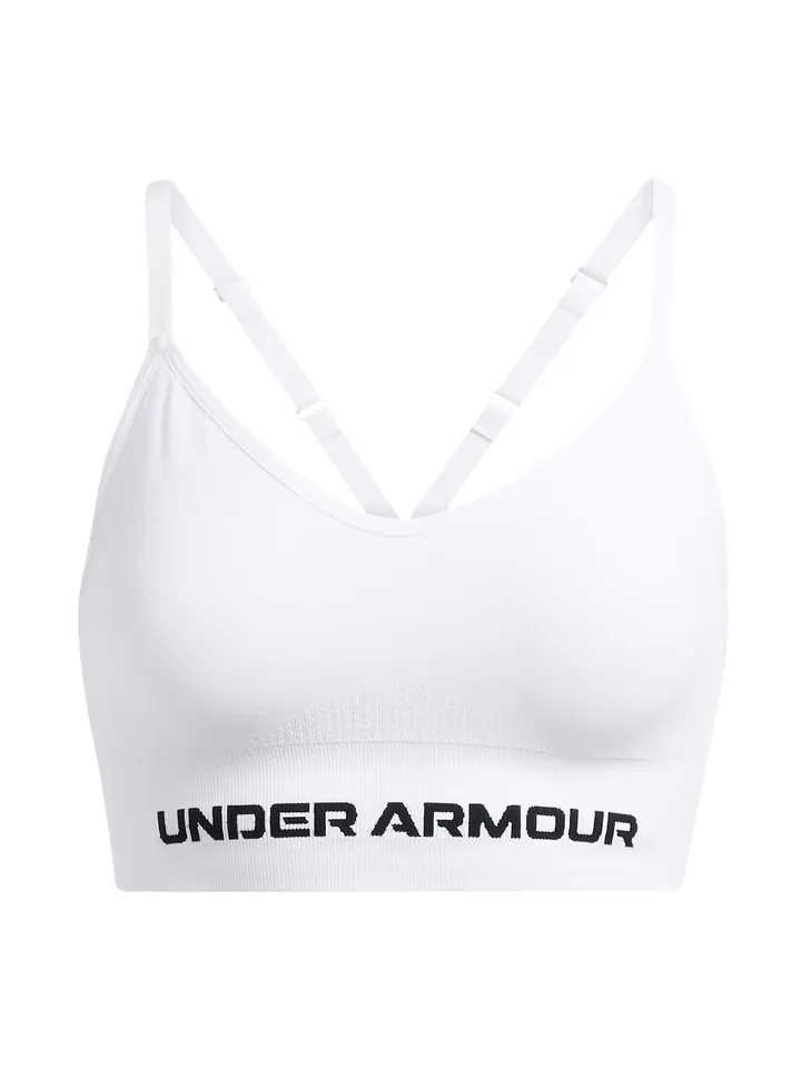 UNDER ARMOUR Sujetador deportivo 'Vanish'  negro / blanco