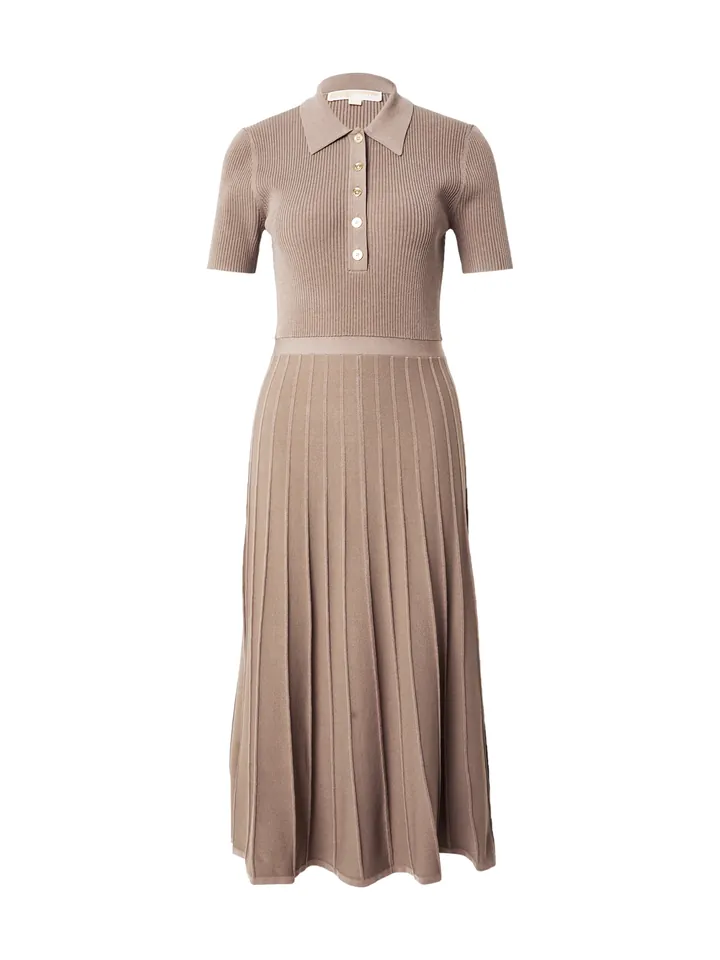 MICHAEL Michael Kors Vestido de punto 'FIT N FLARE'  moca