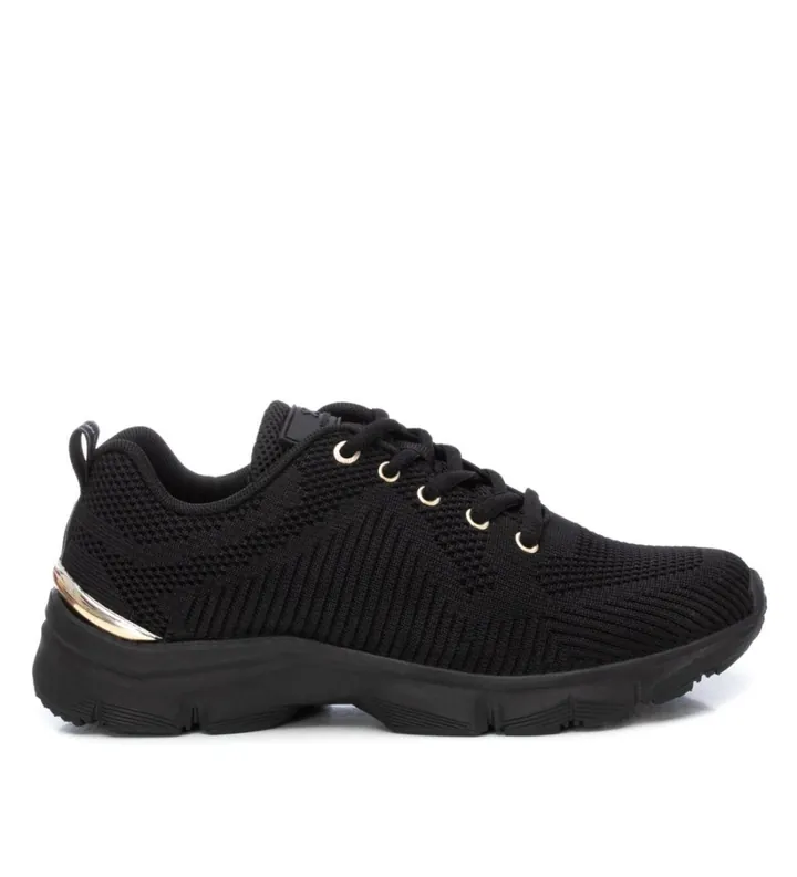 Xti para mujer. 14245204-NEGRO Zapatillas 142452 negro (35), Tela, Plano, Cordones, Casual