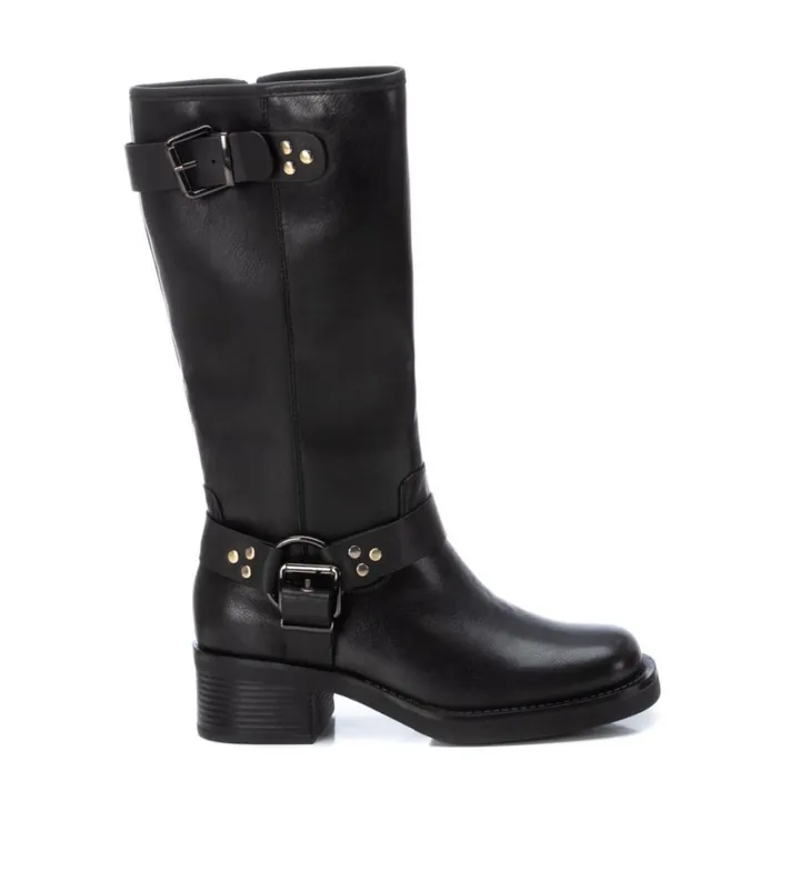 Xti para mujer. 14299701-NEGRO Botas Negro (36), Plano, Cremallera, Casual