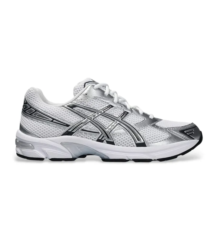 Asics para hombre. 1201B020 Zapatillas Gel-1130 blanco, plateado (37.5), Plata, Plano, Cordones, Casual, Deportivo, Multideporte