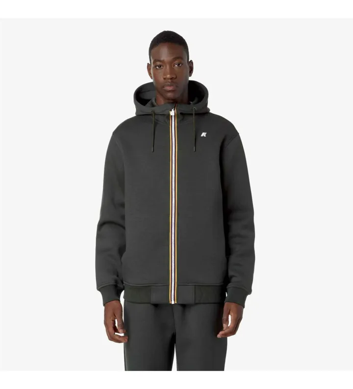 K-way para hombre. K2141DW Chaqueta Rainer Spacer verde (M), Casual, Poliéster