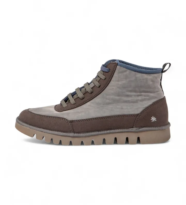 Art para hombre. 115851139003_039 Zapatillas de piel 1585 Ontario gris (41), Plano, Cordones, Casual