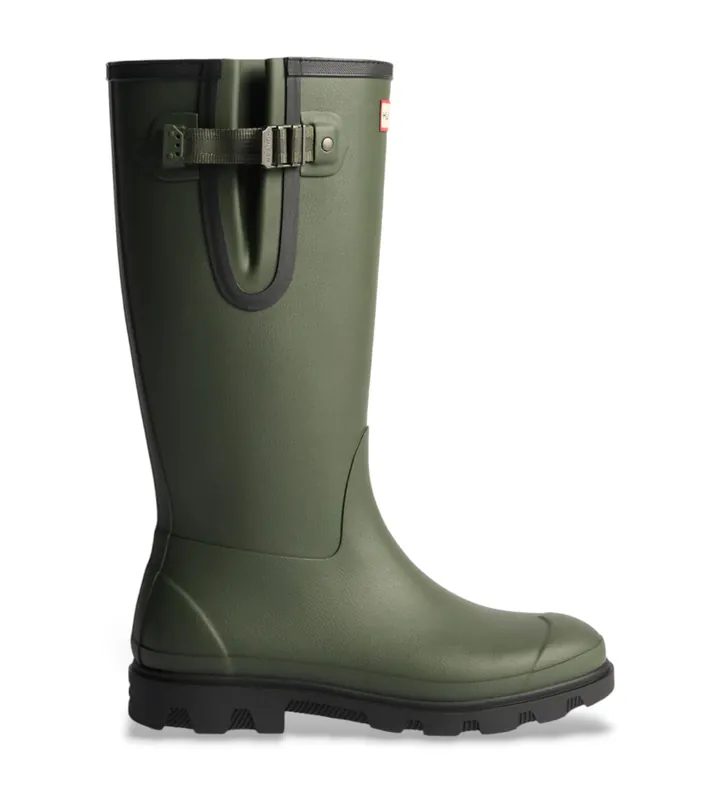 Hunter unisex. FRU0003251 Botas Downpour Ajustables verde (37), Plano, Ninguno, Impermeable