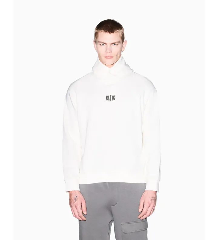 A|X Armani Exchange para hombre. XM002388AF20169U1074 Sudadera Ton beige (L), Casual, Algodón