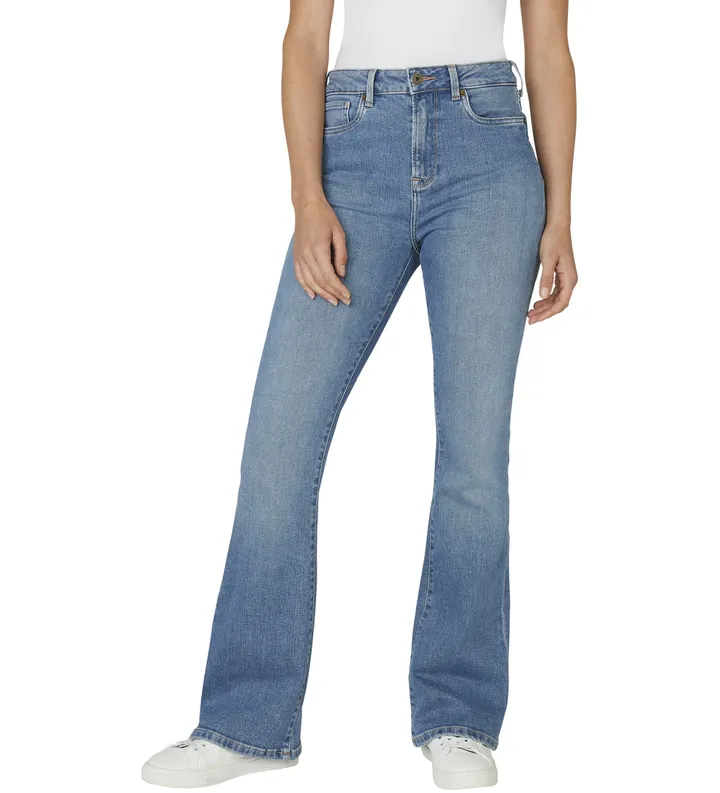 Pepe Jeans para mujer. PL2047333VA Jeans Flare Dion azul (25/30), Casual, Algodón, Denim