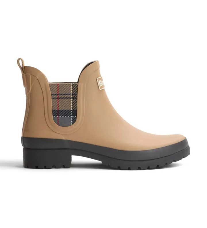 Barbour para mujer. LRF0091 Botines Mallow Chelsea Welly marrón (37), Plano, Ninguno, Casual, Outdoor