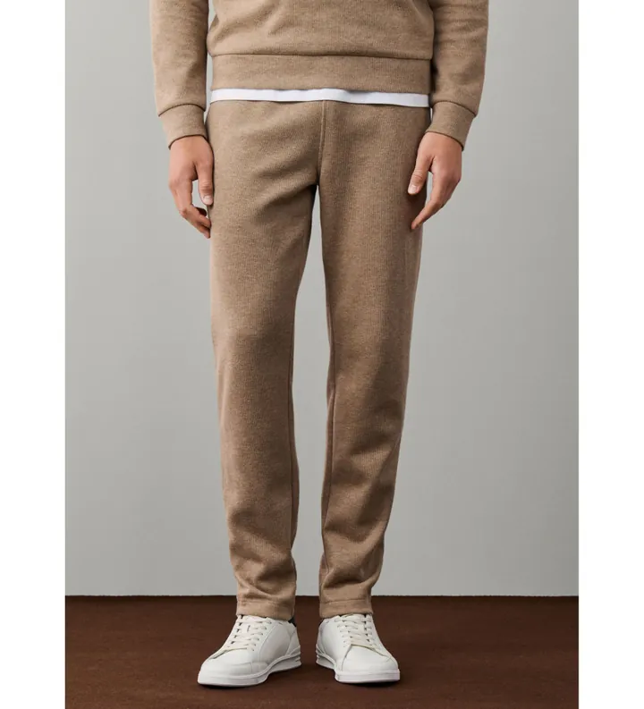 Hackett London para hombre. HM5800156 Pantalón de chándal Confort beige (L), Casual, Algodón