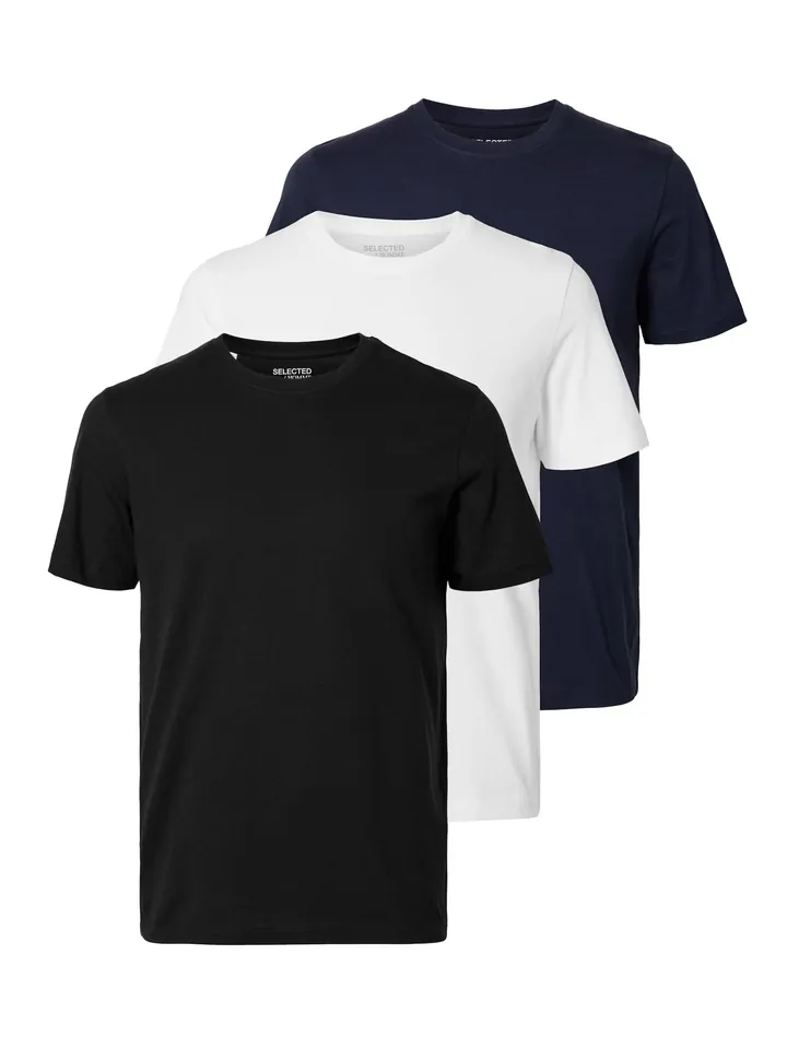 SELECTED Camiseta 'SLHCormac' navy / negro / blanco