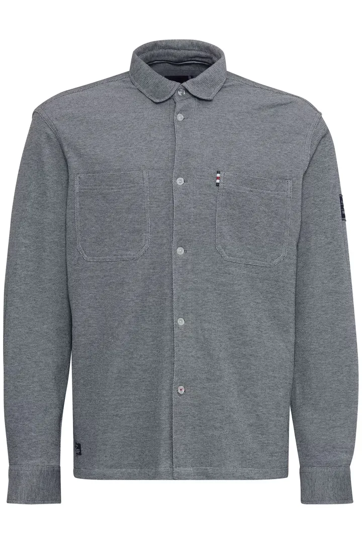 FQ1924 Camisa 'Oliver' azul / gris claro / rojo / blanco