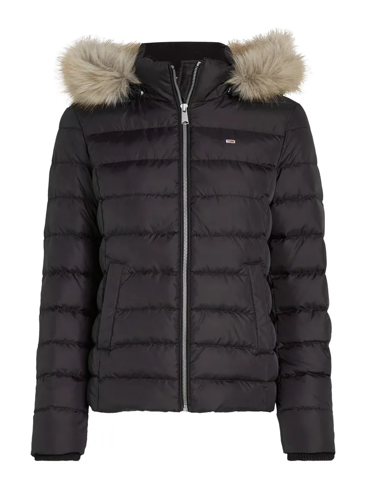 Tommy Jeans Chaqueta de invierno beige / gris claro / negro