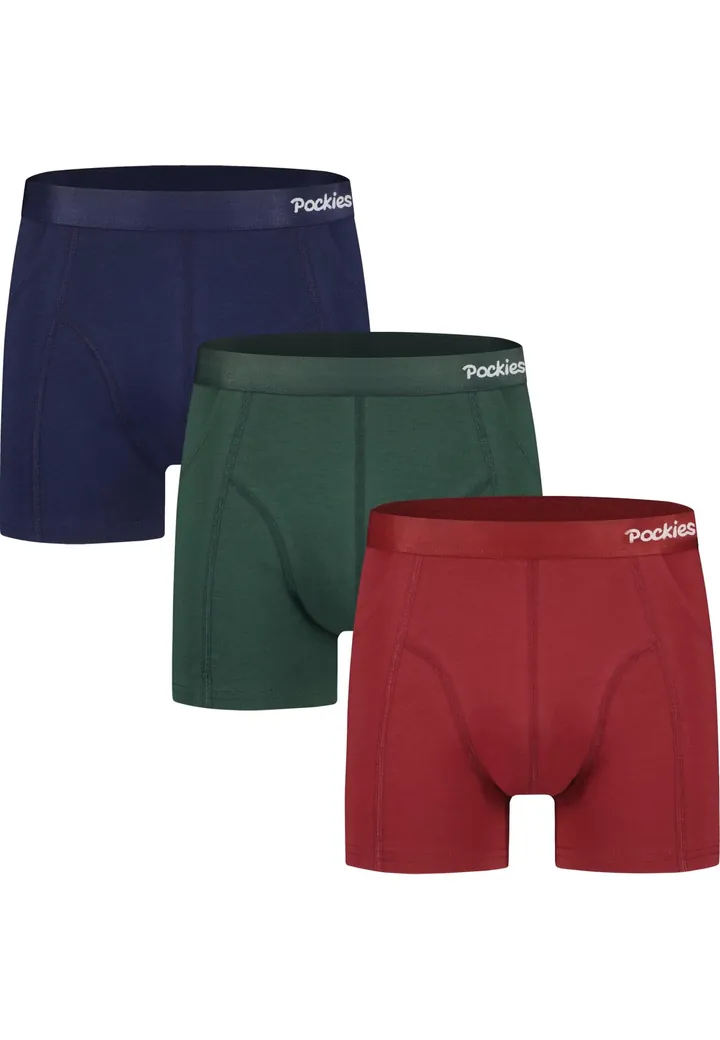 Pockies Calzoncillo boxer navy / verde / rojo