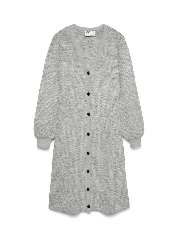 VERO MODA Vestido de punto 'AWEVE' gris