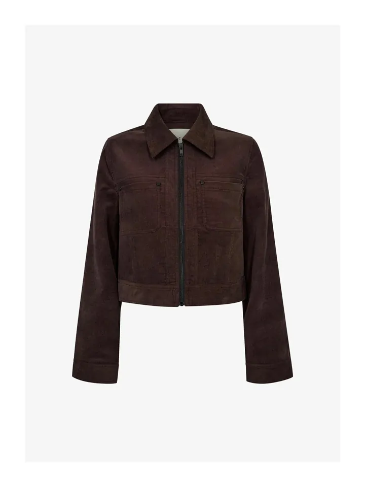 Ivy Copenhagen Chaqueta de entretiempo 'Ann' marrón oscuro