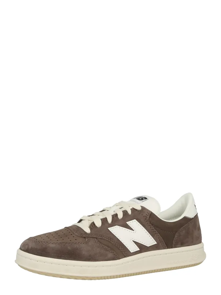 new balance Zapatillas deportivas bajas 'T500' marrón / blanco