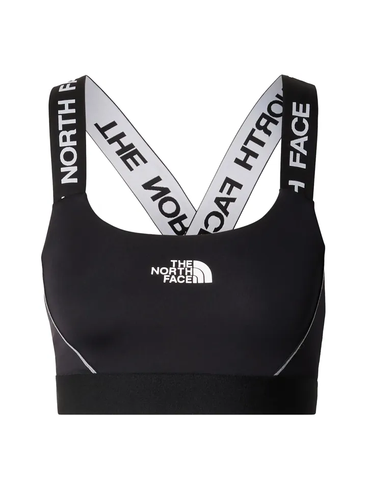 THE NORTH FACE Sujetador deportivo 'CAMBRENA' negro / blanco