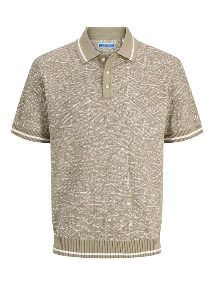 JACK & JONES Jersey 'JPRBLUZack' oliva / blanco