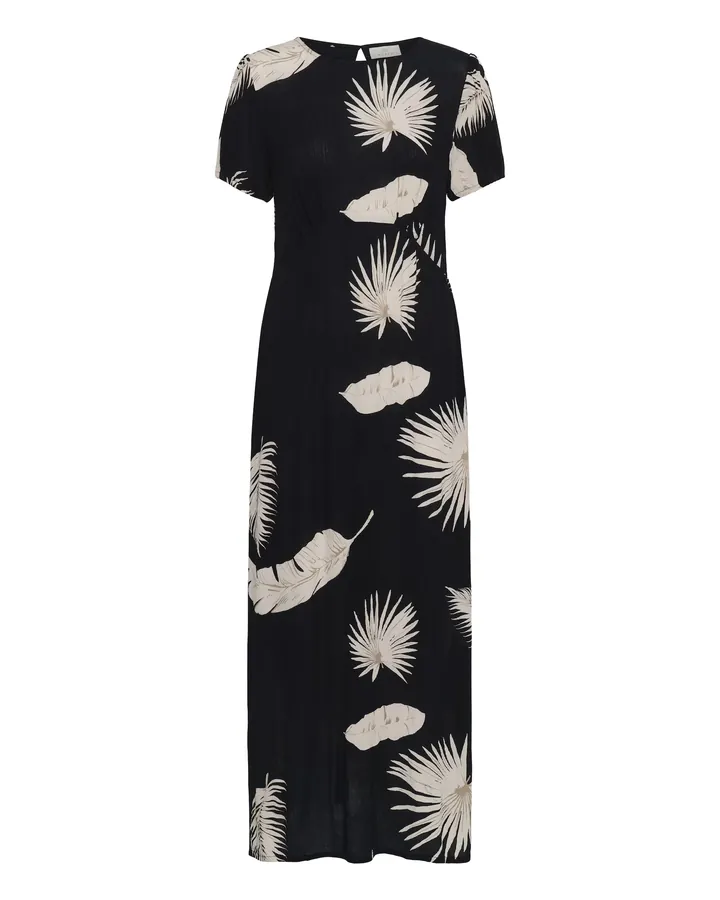 Kaffe Vestido 'KAlory' beige / negro