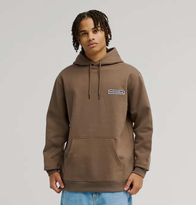 Patch It - Sudadera con capucha Marrón hombre