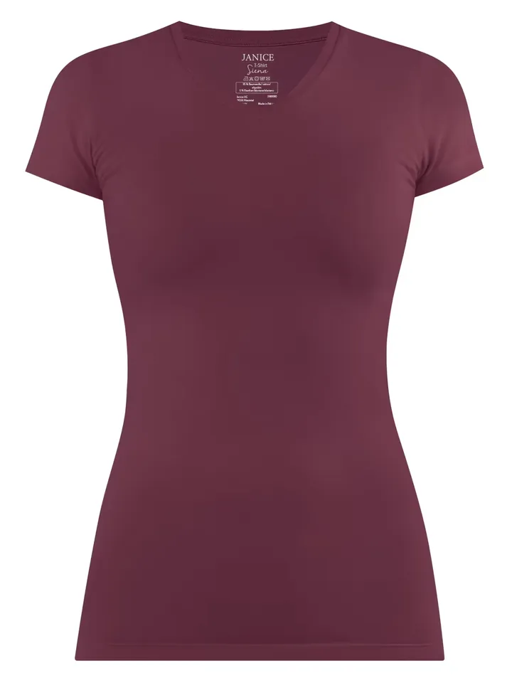 normani Camiseta ' Siena ' borgoña