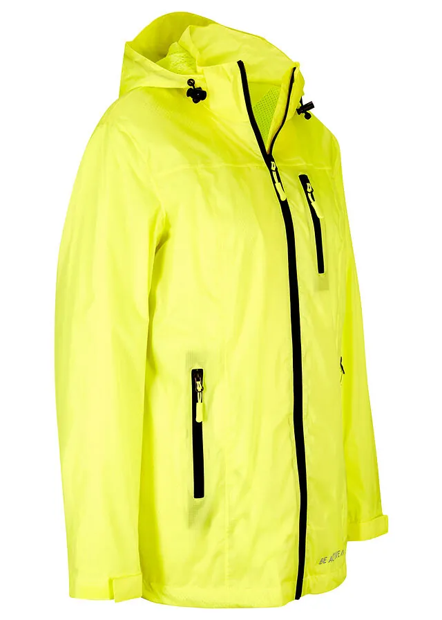 Chaqueta funcional reflectante e impermeable