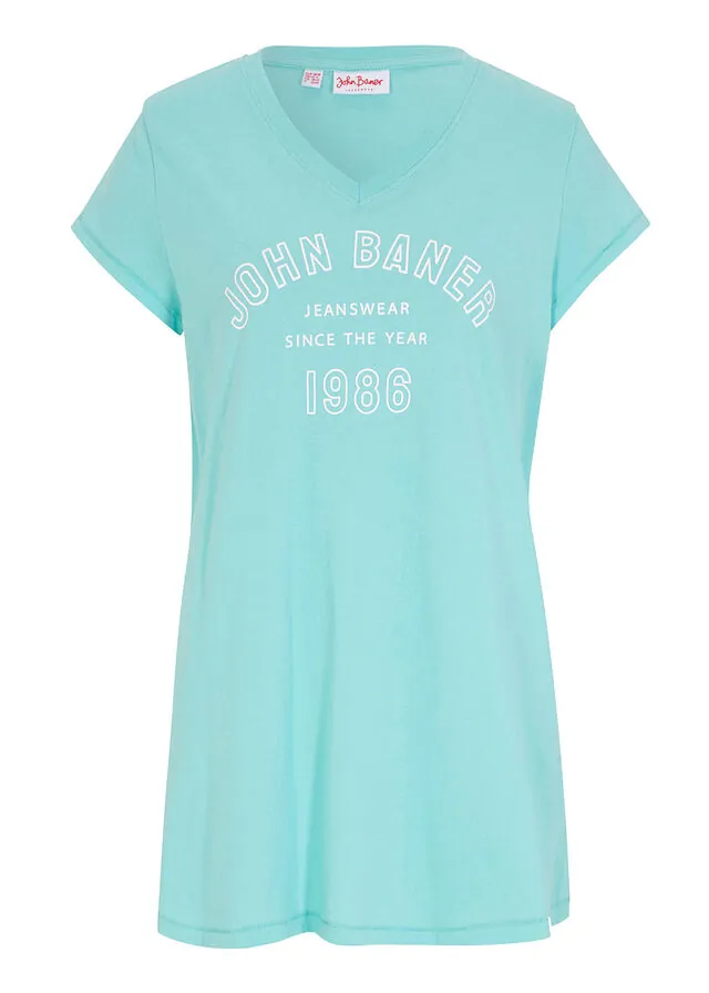 Camiseta larga de algodón orgánico puro